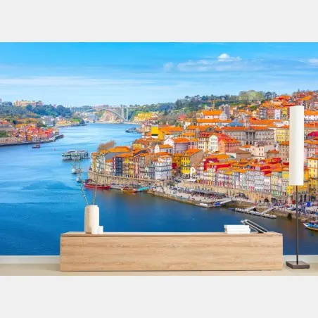 Fototapete Porto uferpanorama – Pixers®