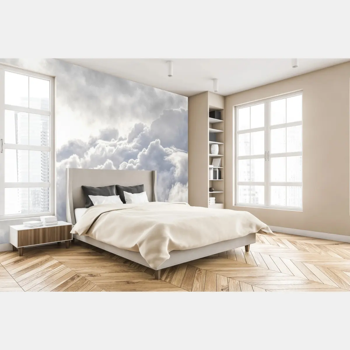 Fototapete ätherische wolkenlandschaft – Pixers®