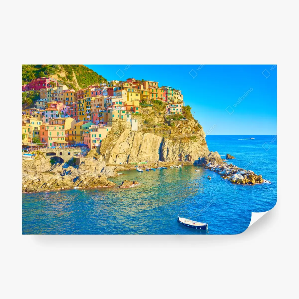 Fototapete buntes küstendorf in Cinque Terre – Pixers®