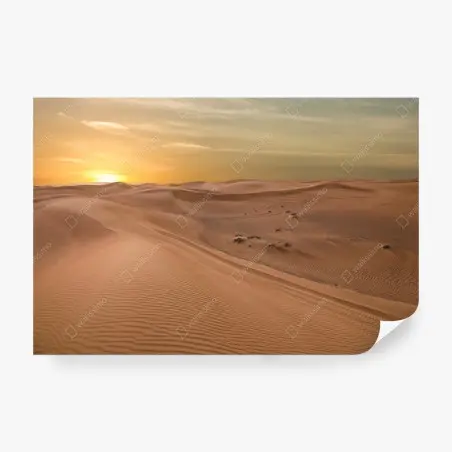 Fototapete sonnenuntergang über der wüste VAE – Pixers®