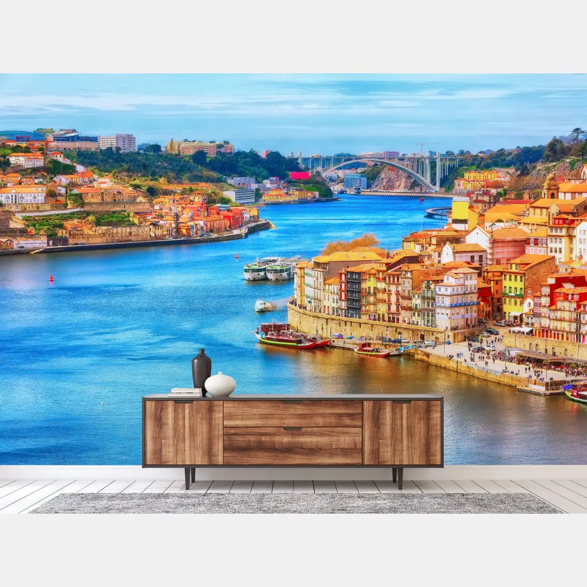 Fototapete Porto uferpanorama – Pixers®