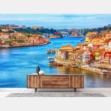 Fototapete Porto uferpanorama – Pixers®