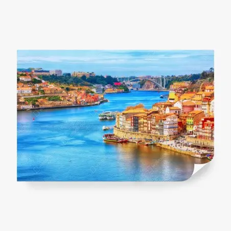 Fototapete Porto uferpanorama – Pixers®