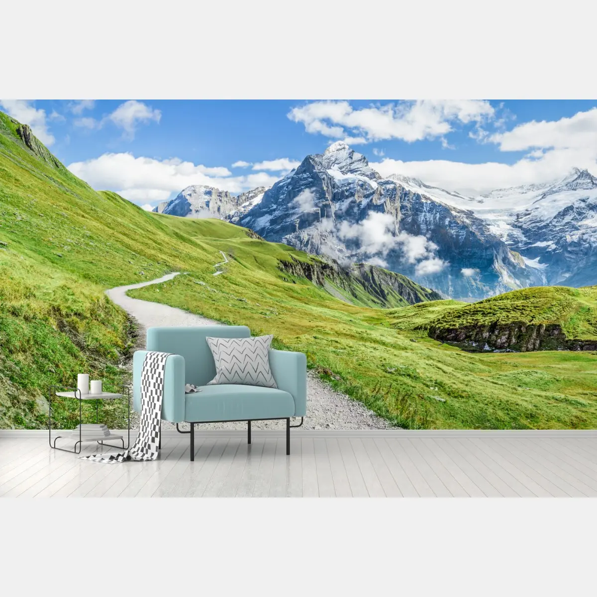 Fototapete alpenwanderweg panorama – Pixers®