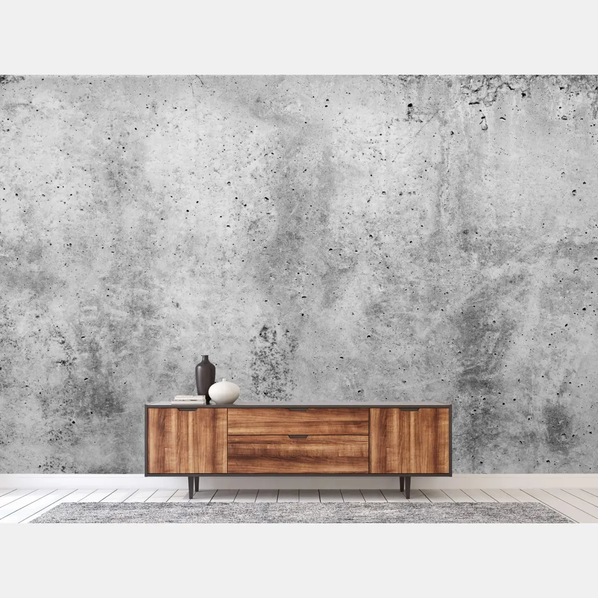 Fototapete rohe betonstruktur an der wand – Pixers®