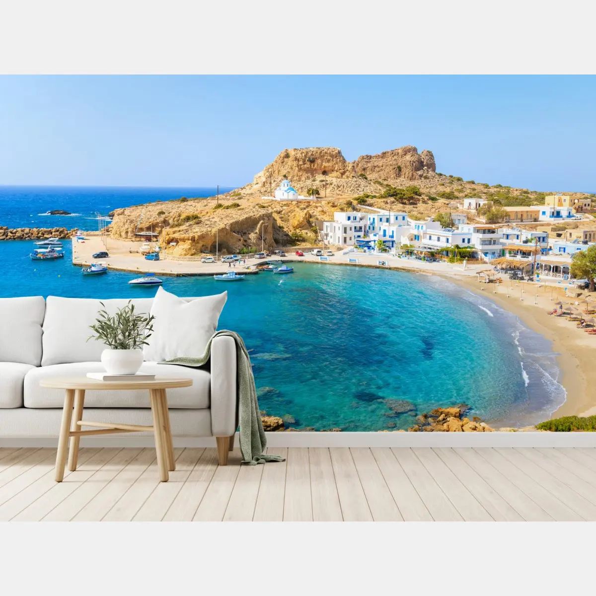 Fototapete bucht Finiki, Karpathos – Pixers®