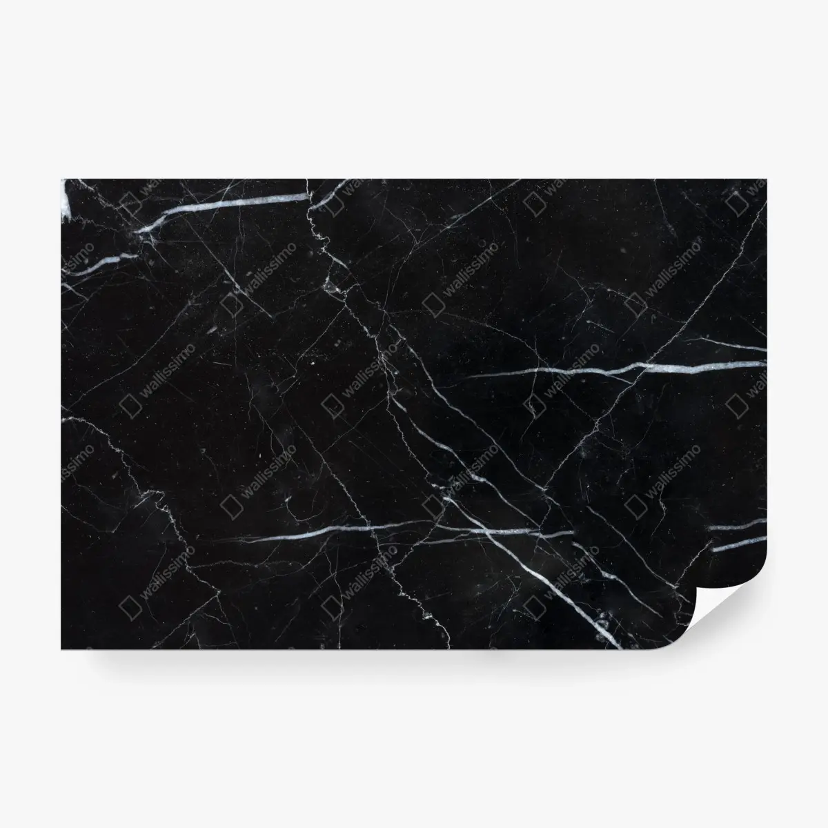 Fototapete schwarze marquina marmorstruktur für moderne interieur – Pixers®