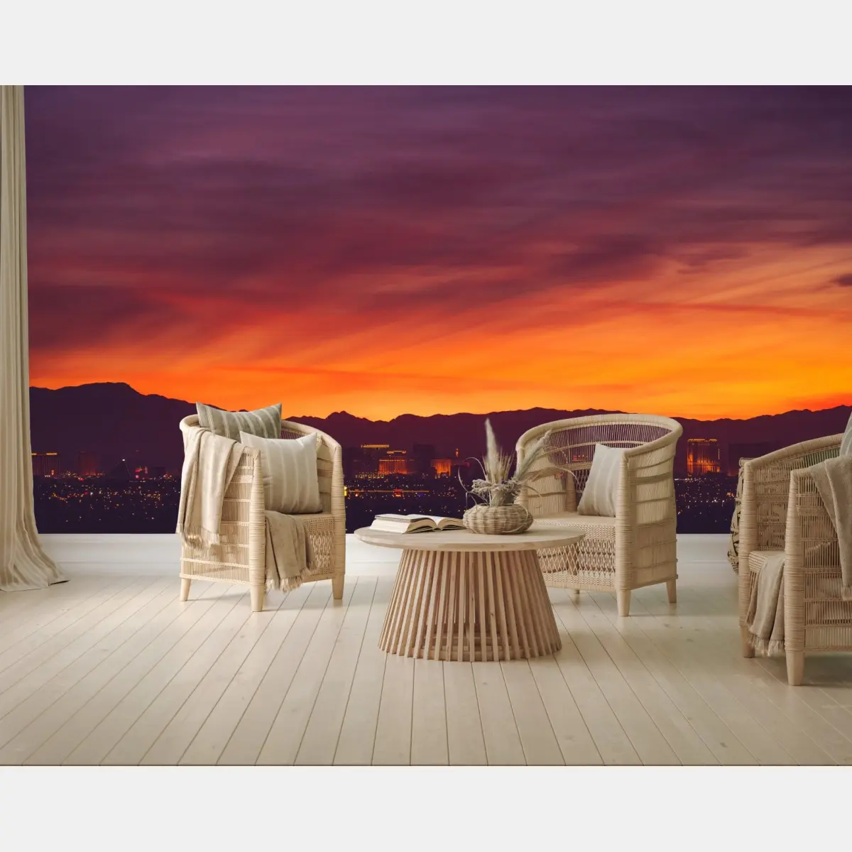 Fototapete Las Vegas sonnenuntergang skyline panorama – Pixers®
