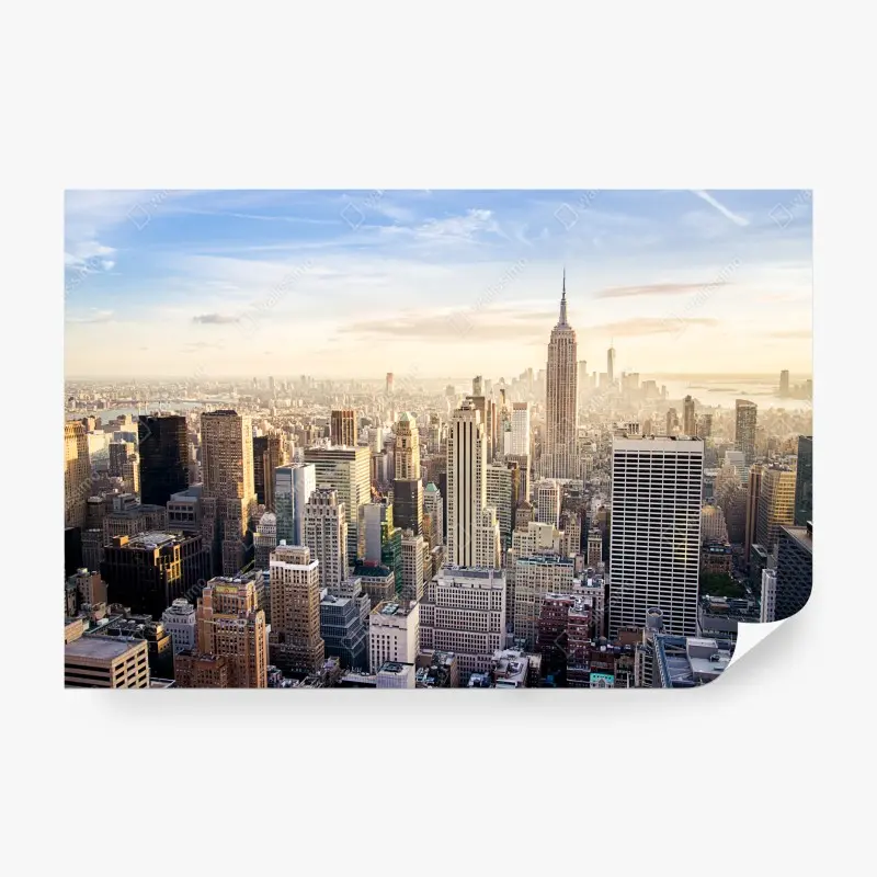 Fototapete New York skyline im morgenlicht