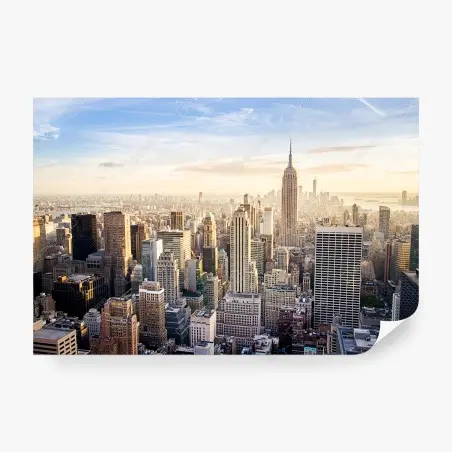 Fototapete New York skyline im morgenlicht – Pixers®