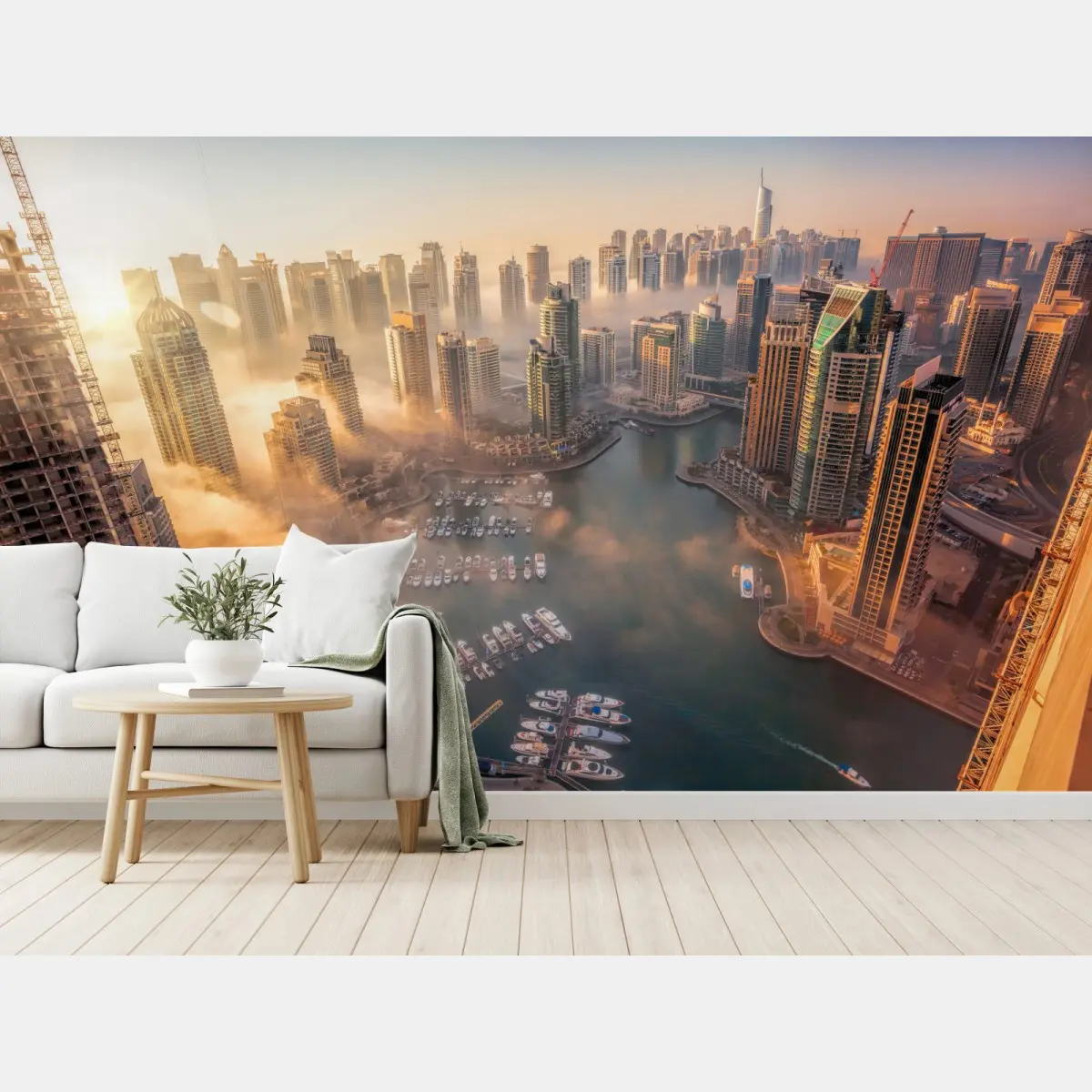 Fototapete Dubai marina sonnenuntergang – Pixers®
