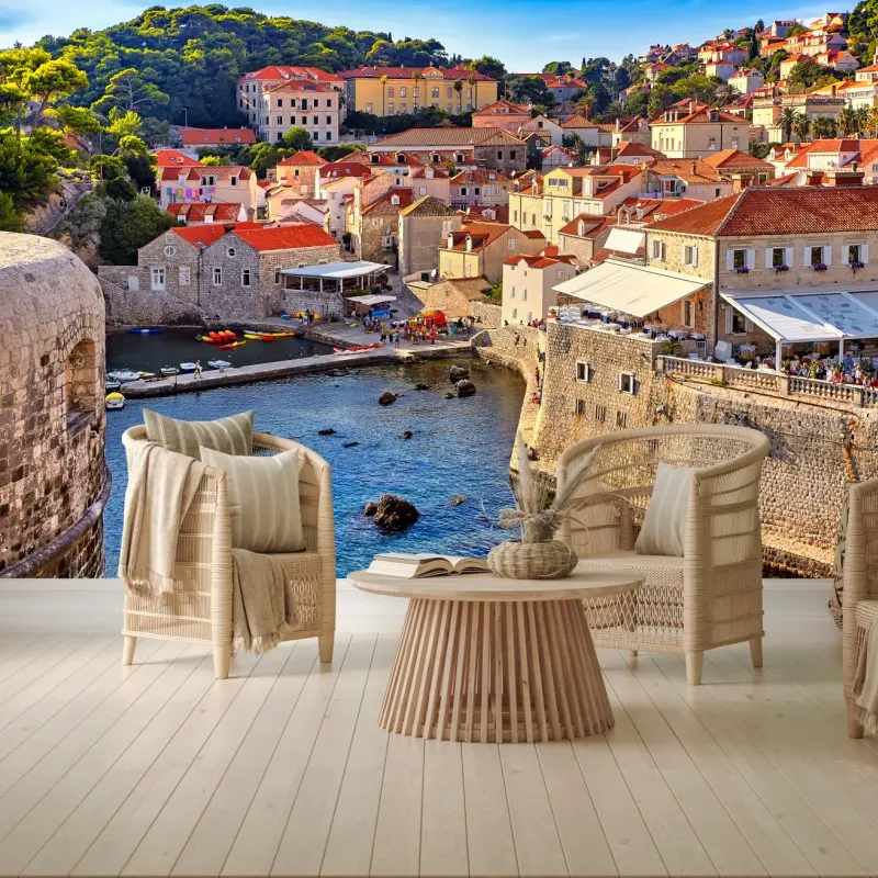 Fototapete Dubrovnik alte stadt am meer