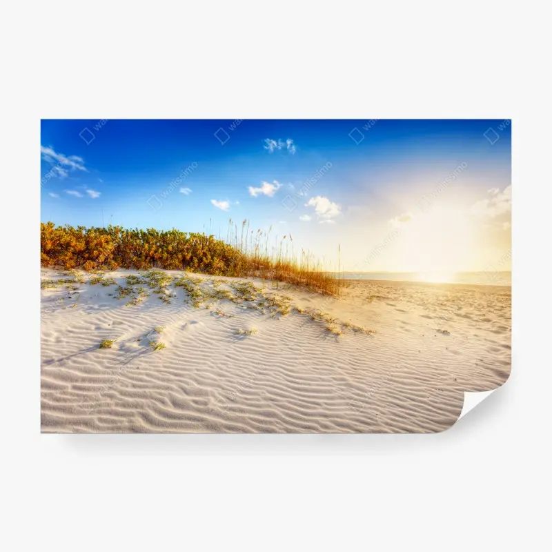 Fototapete sonnenuntergang über sanddünen von Grace Bay