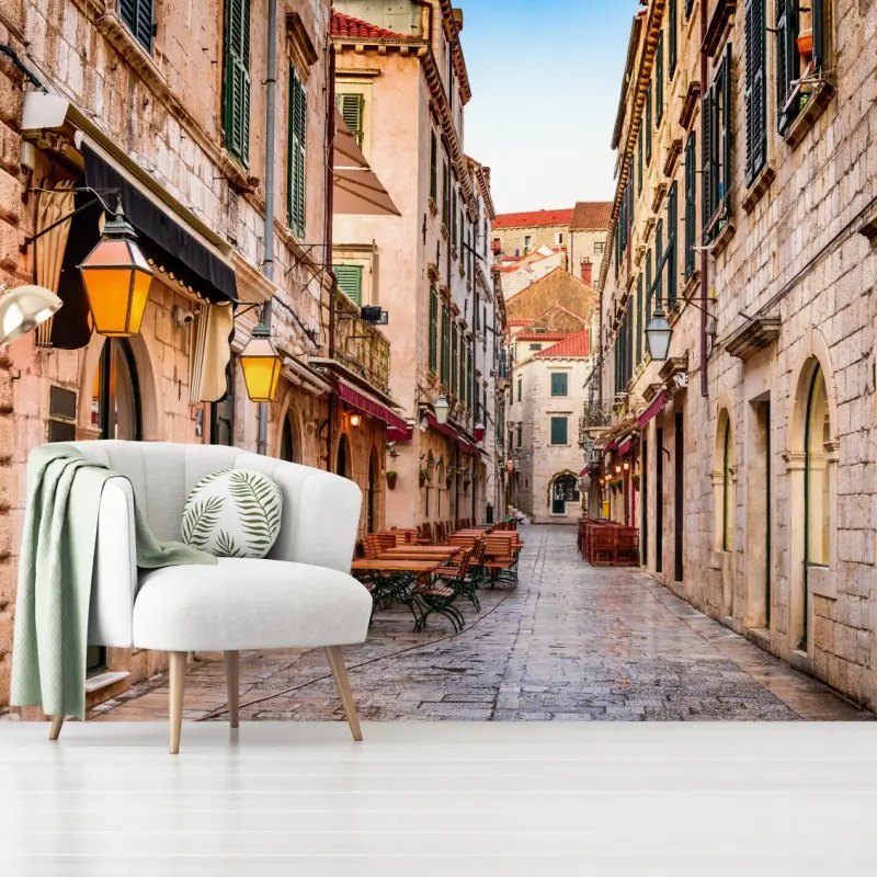 Fototapete Dubrovnik altstadtgasse