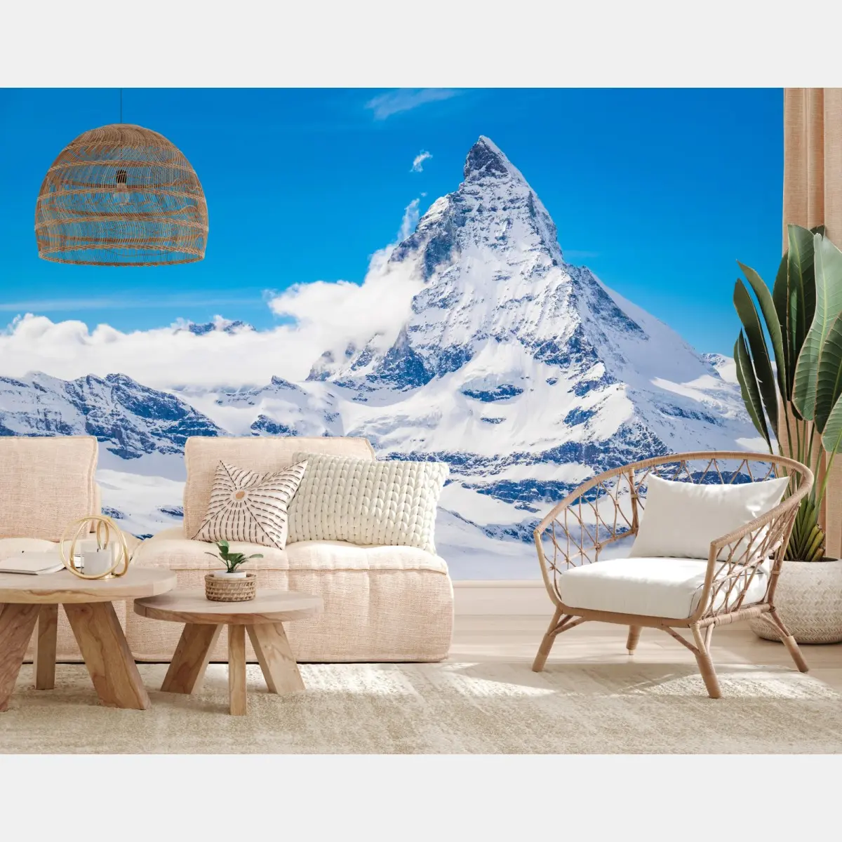 Fototapete Matterhorn majestät vom Gornergrat – Pixers®