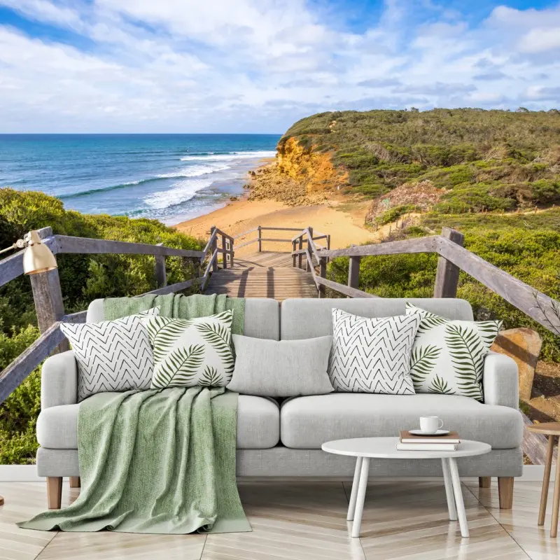 Fototapete weg zum Bells Beach küstenpanorama