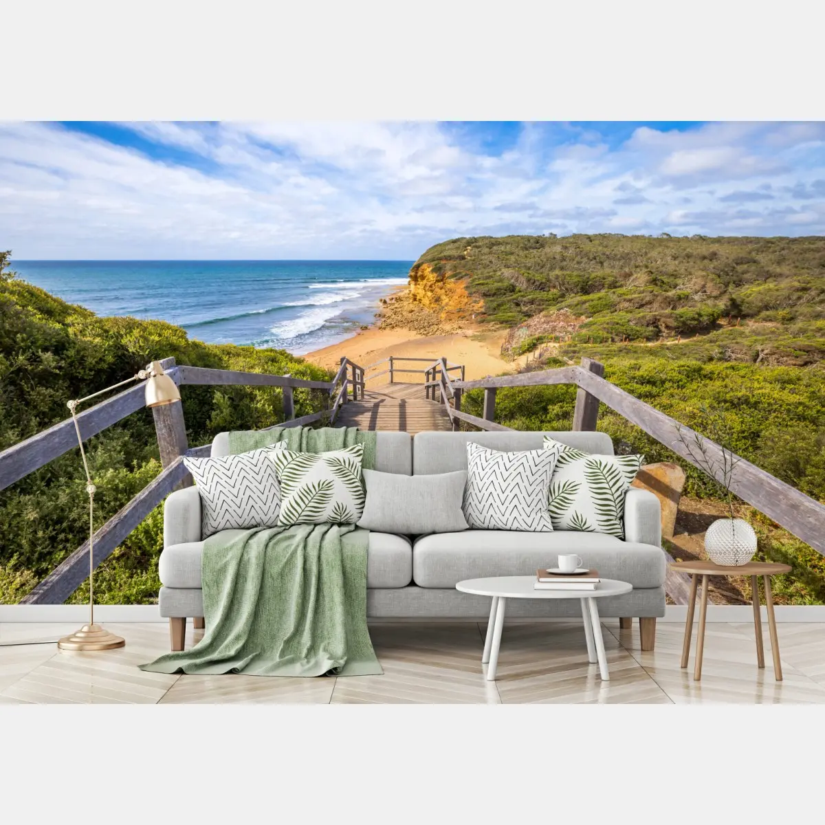 Fototapete weg zum Bells Beach küstenpanorama – Pixers®