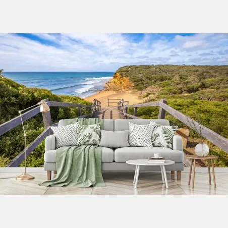 Fototapete weg zum Bells Beach küstenpanorama – Pixers®
