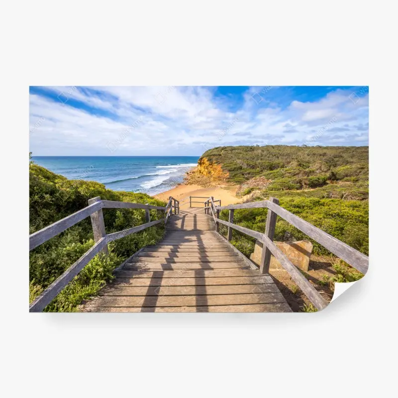 Fototapete weg zum Bells Beach küstenpanorama