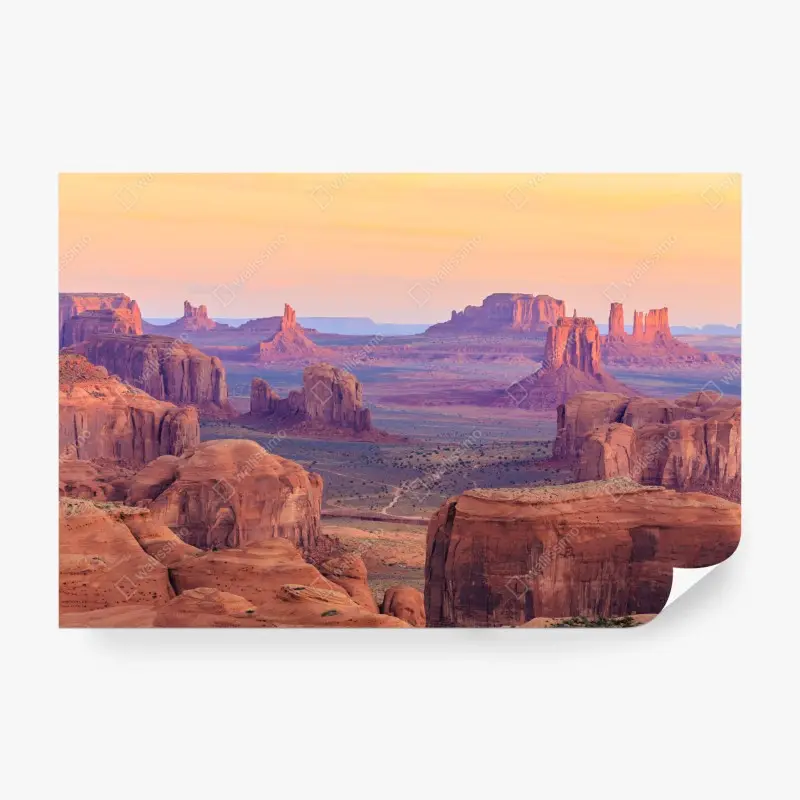 Fototapete Monument Valley wüsten sonnenuntergang panorama
