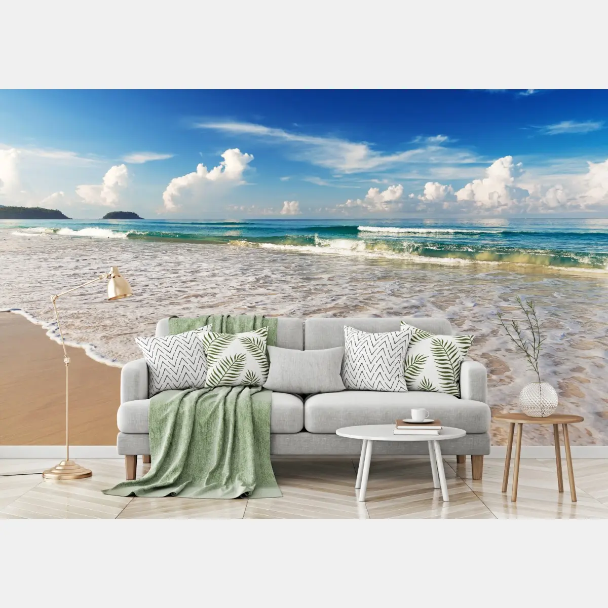 Fototapete strand Karon, Phuket morgendliche ruhe – Pixers®
