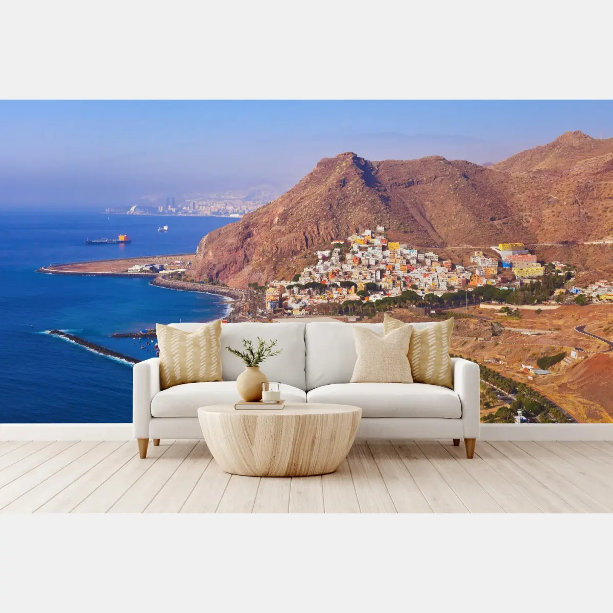 Fototapete strandmotiv Playa de Las Teresitas, Teneriffa – Pixers®