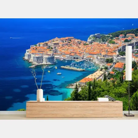Fototapete Dubrovnik altstadt aus der luft – Pixers®