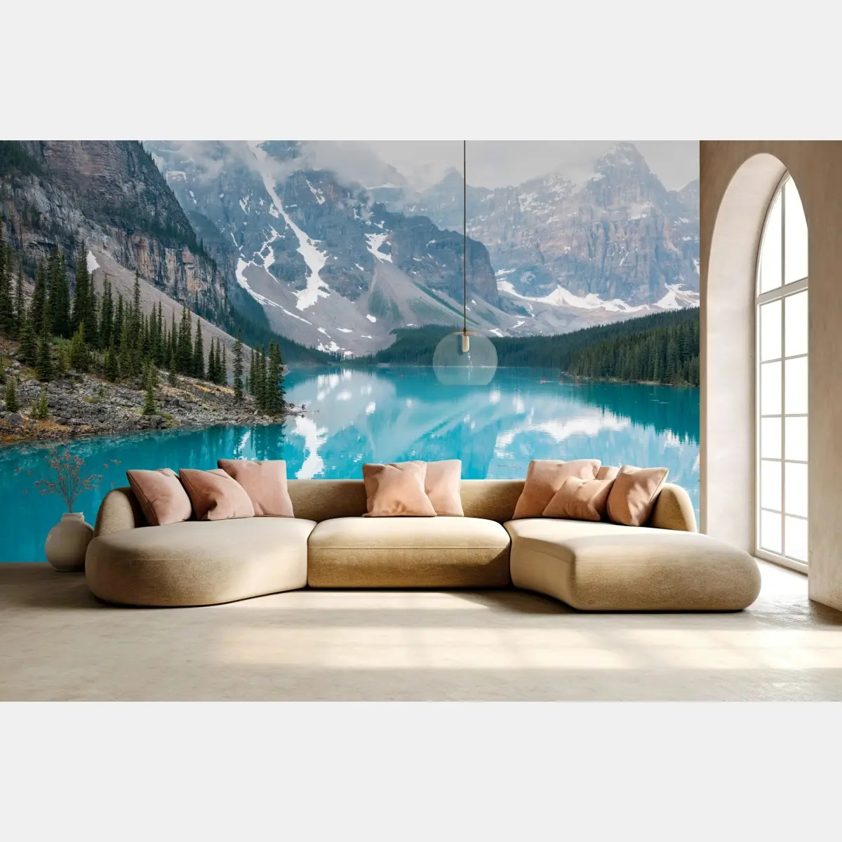 Fototapete türkissee moraine im Banff – Pixers®