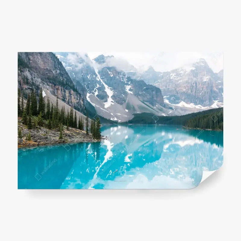 Fototapete türkissee moraine im Banff