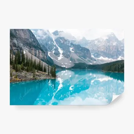 Fototapete türkissee moraine im Banff – Pixers®