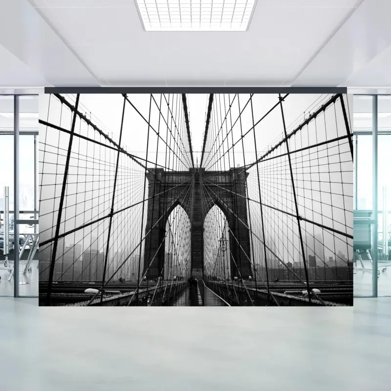 Fototapete Brooklyn Bridge geometrische perspektive