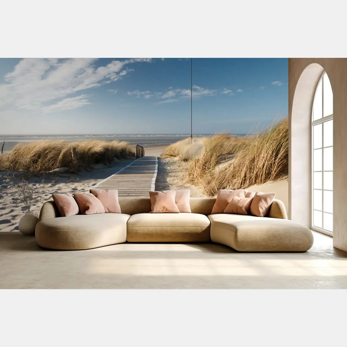 Fototapete holzsteg zum meer – Pixers®