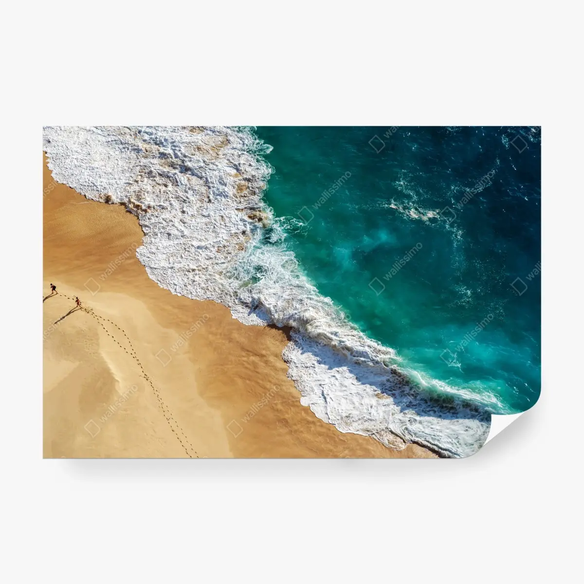 Fototapete türkisfarbene wellen am Kelingking Beach – Pixers®
