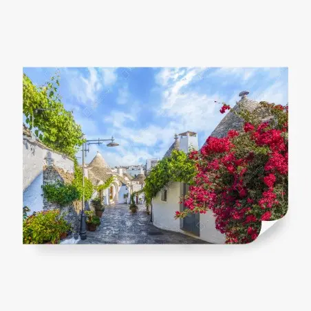 Fototapete Alberobello trulli gasse – Pixers®