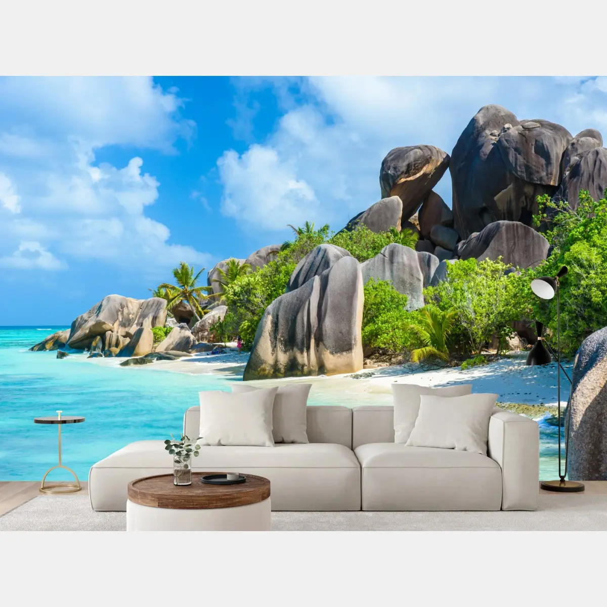 Fototapete strand Anse Source d'Argent, La Digue – Pixers®