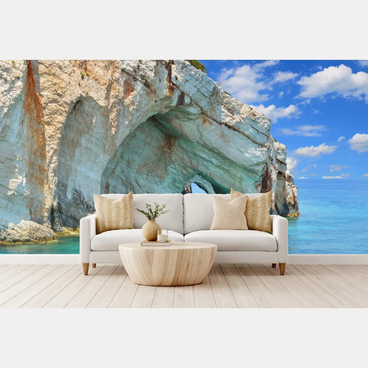 Fototapete blaue höhlen von Zakynthos – Pixers®
