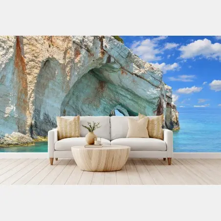 Fototapete blaue höhlen von Zakynthos – Pixers®