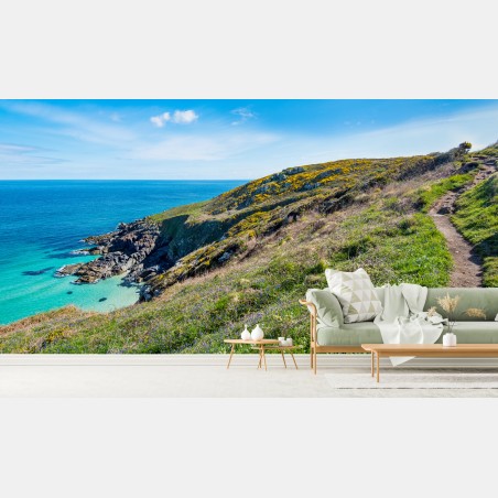 Fototapete küstenpfad nach Hor Point, St Ives – Pixers®