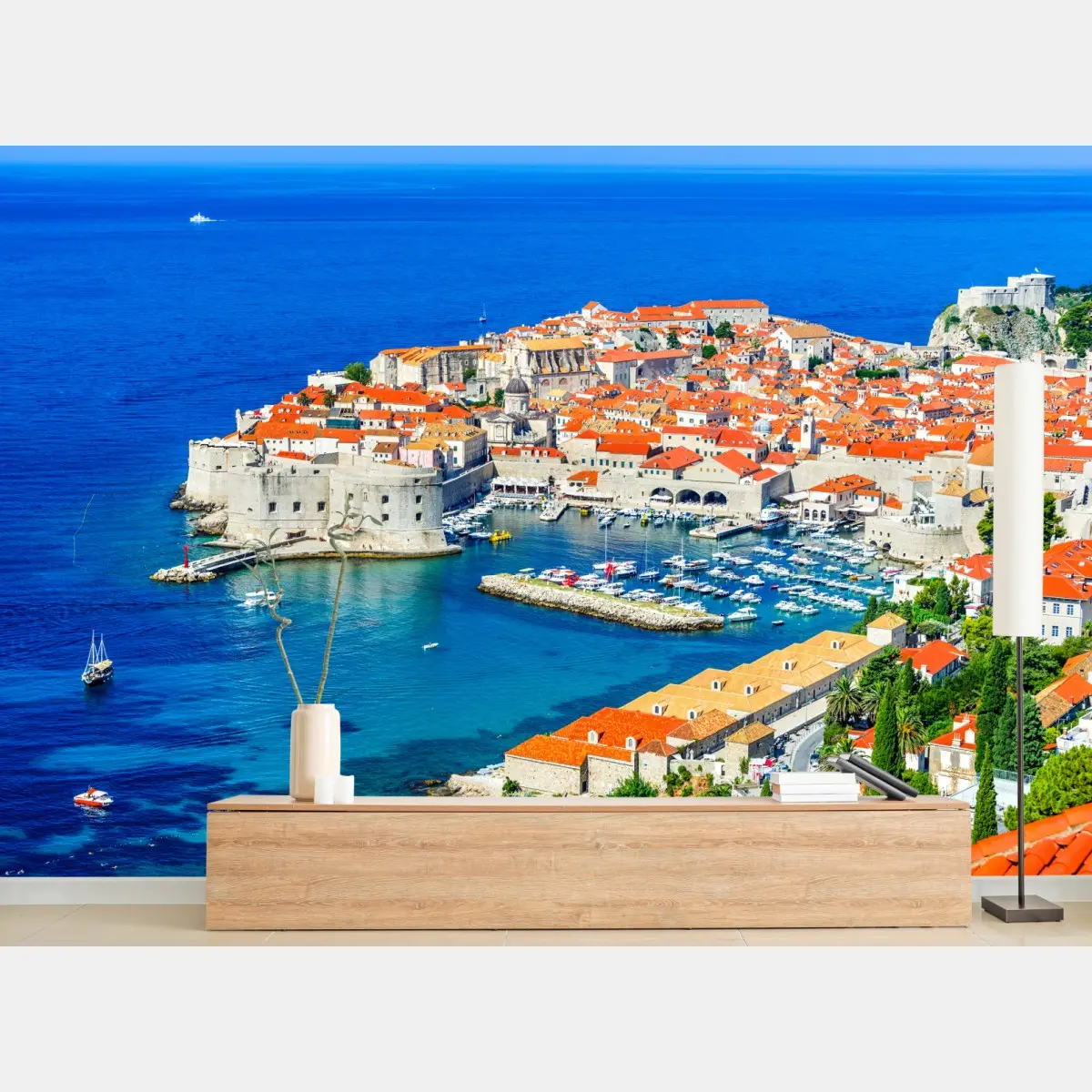 Fototapete Dubrovnik panorama der altstadt – Pixers®