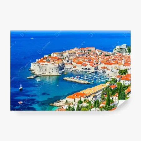 Fototapete Dubrovnik panorama der altstadt – Pixers®