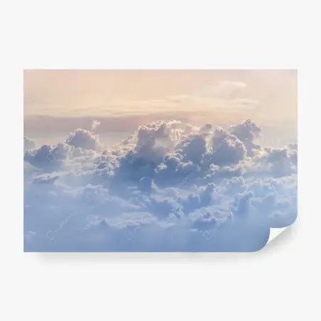 Fototapete sanfte wolken über dem blauen himmel – Pixers®