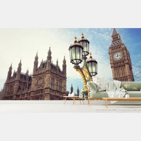 Fototapete Big Ben und Westminster-Palast in London – Pixers®