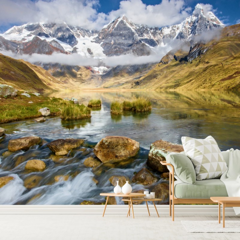 Fototapete majestätischer alpensee