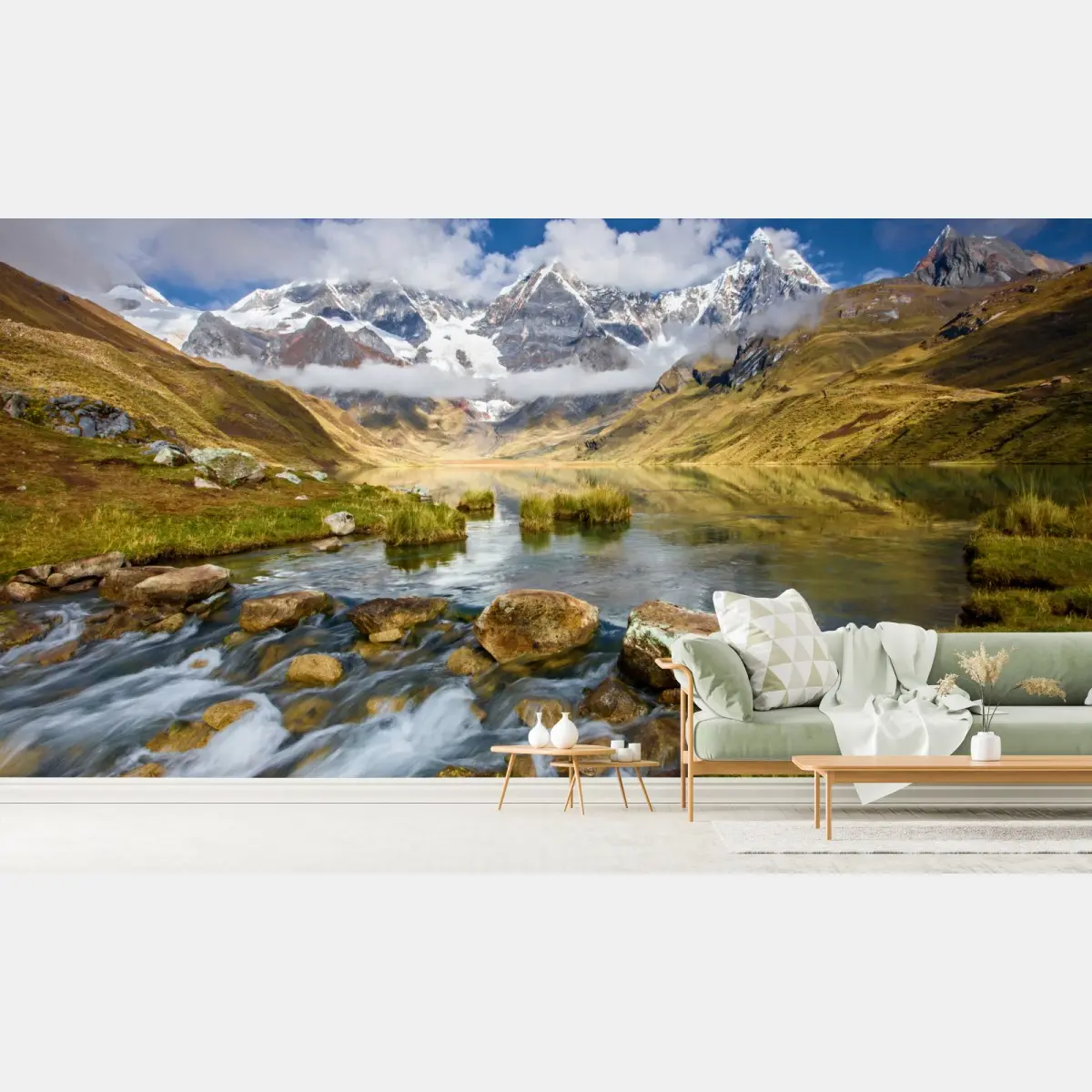 Fototapete majestätischer alpensee – Pixers®