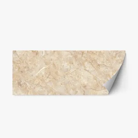 Repositionierbarer Aufkleber beige marmortextur mit natürlichen aderungen – Pixers®