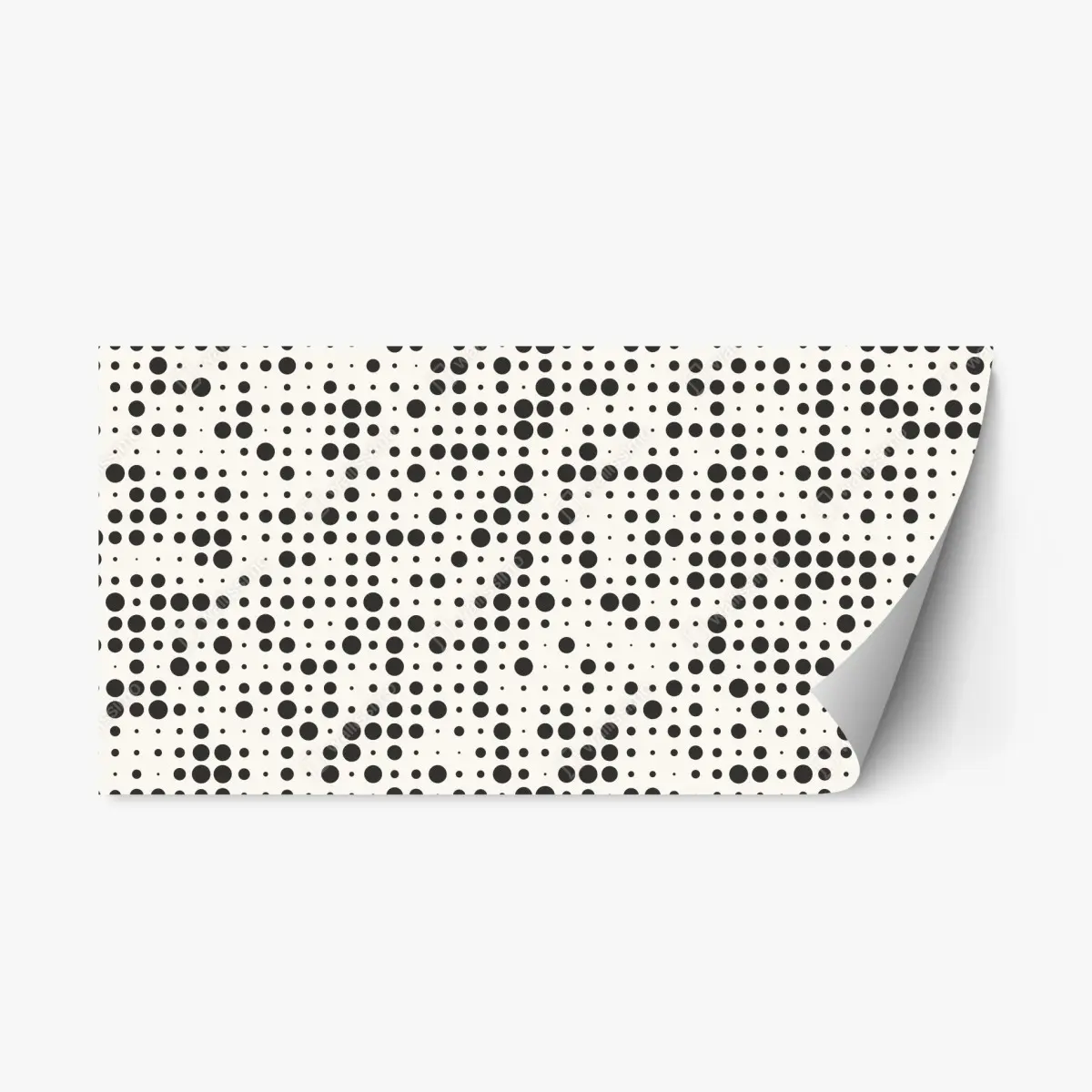 Repositionierbarer Aufkleber minimalistisches punktmuster – Pixers®