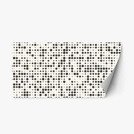 Repositionierbarer Aufkleber minimalistisches punktmuster – Pixers®