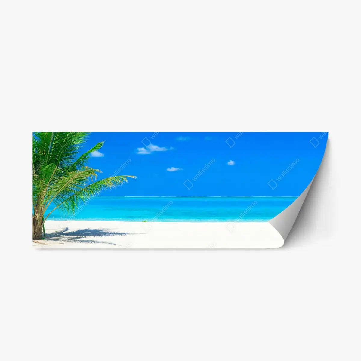 Repositionierbarer Aufkleber Malediven tropischer strand paradis – Pixers®