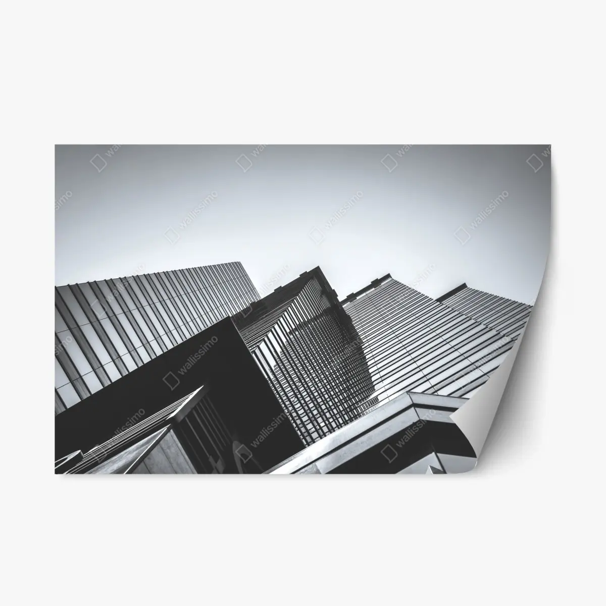 Repositionierbarer Aufkleber Hongkong hochhaus perspektive – Pixers®