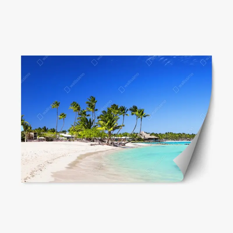 Repositionierbarer Aufkleber tropischer strand in Cap Cana